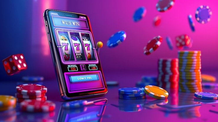 Antarmuka permainan blackjack di slot 6000 dengan tombol interaktif dan dealer langsung